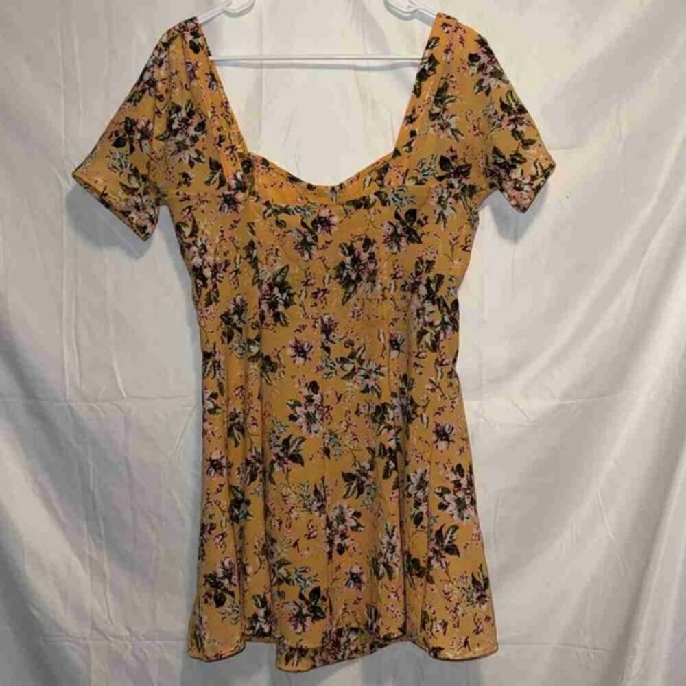 Floral Yellow Dress